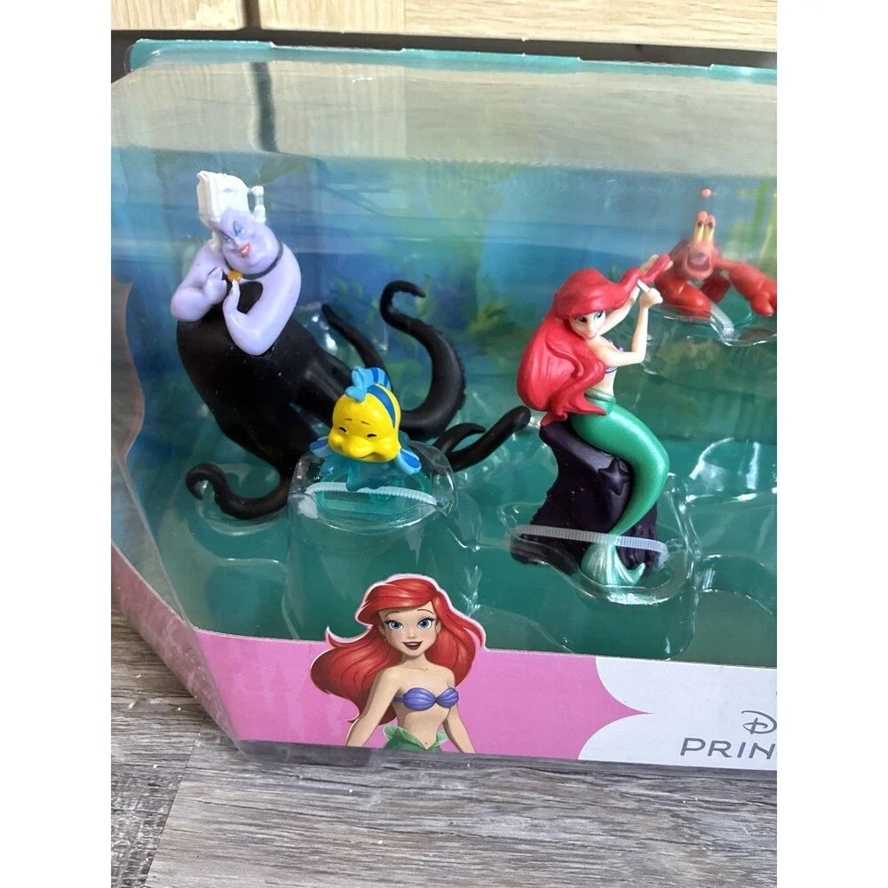Disney Princess The Little Mermaid Collectible Figurine Set Ariel Ursula Eric